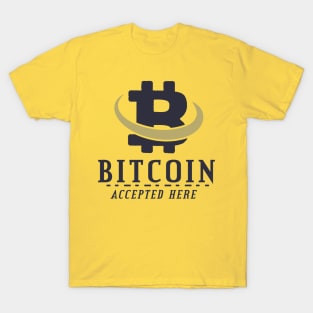 Bitcoin Accepted Here T-Shirt